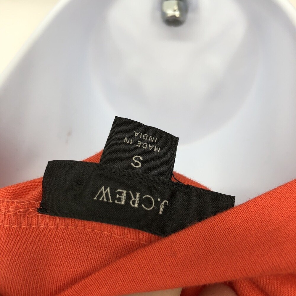J. Crew Women's Red 100% Cotton Short Sleeve Crew Neck T-Shirt Dress Size Small - Picture 8 of 10
